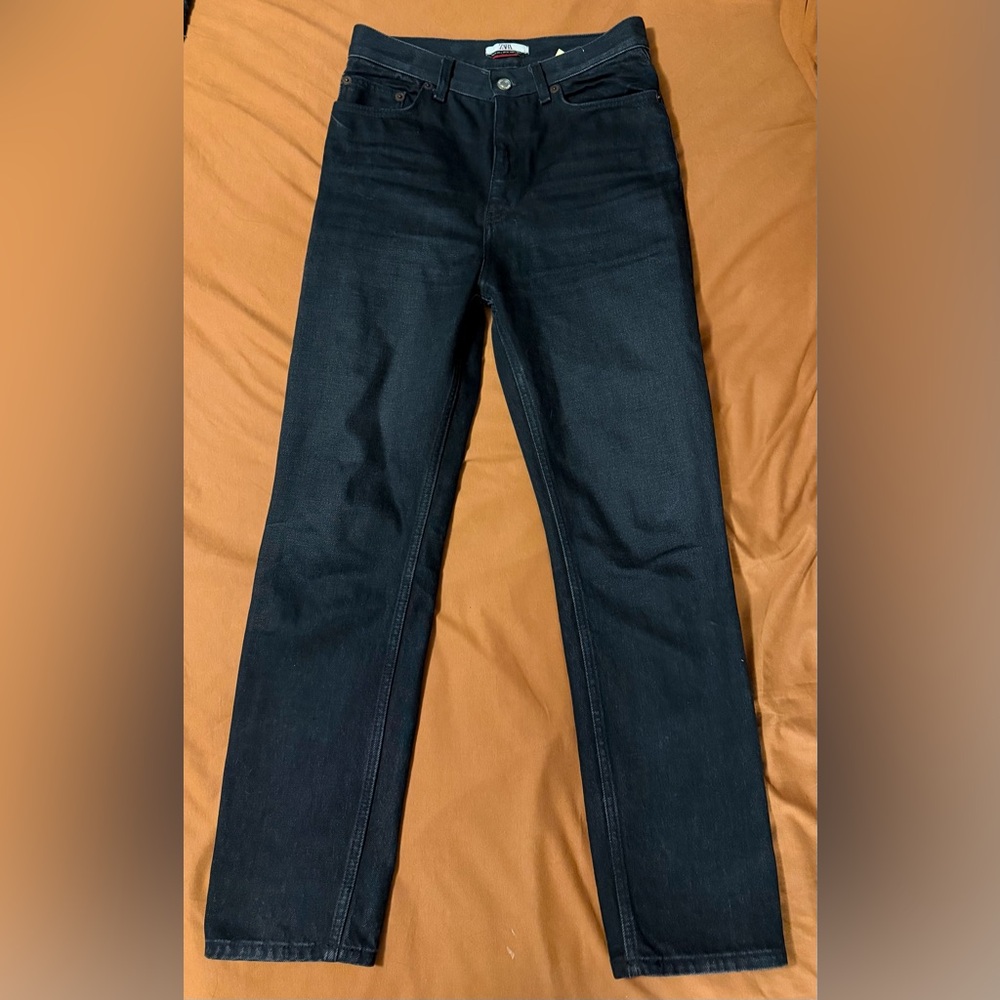 💥4/$20 Zara Womens Black Straight Jeans *Great condition*!!!